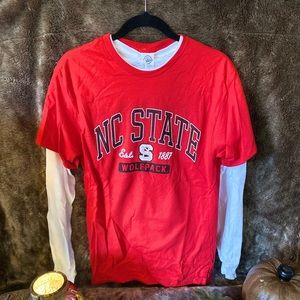 NC State Short/Long Sleeve Combo Shirt